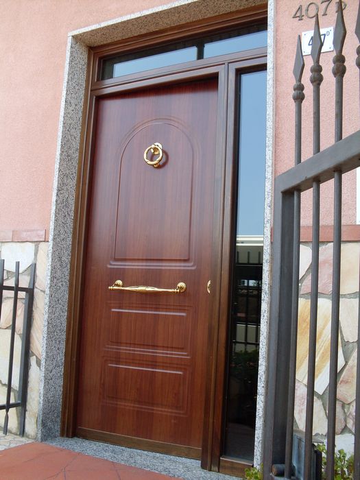 Porte blindate fanara serramenti, palermo Porte blindate con vetro antisfondamento